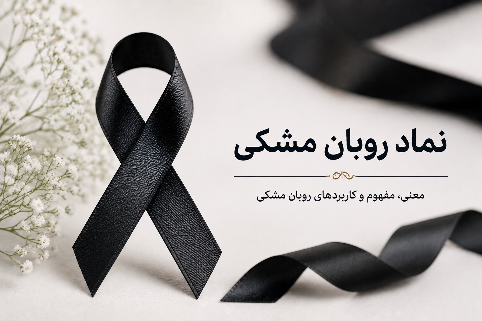نماد روبان مشکی