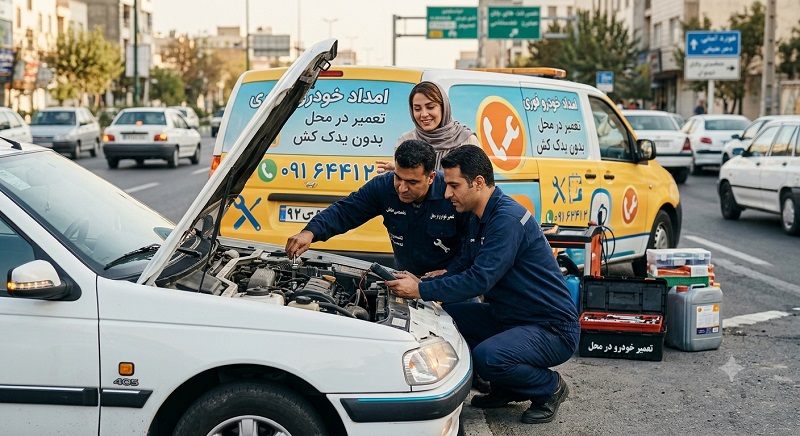 تعمیر خودرو در محل