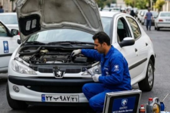 تعمیر سیار ایران خودرو با امداد خودرو سلفچگان