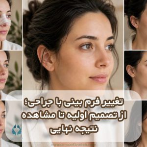 تغییر فرم بینی با جراحی؛ از تصمیم اولیه تا مشاهده نتیجه نهایی