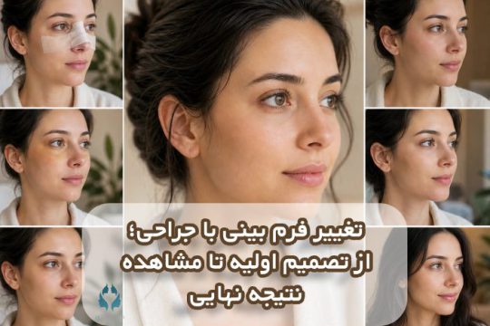 تغییر فرم بینی با جراحی؛ از تصمیم اولیه تا مشاهده نتیجه نهایی
