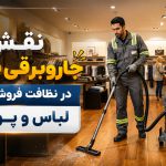 نقش جاروبرقی سطلی در نظافت فروشگاه های لباس و پوشاک