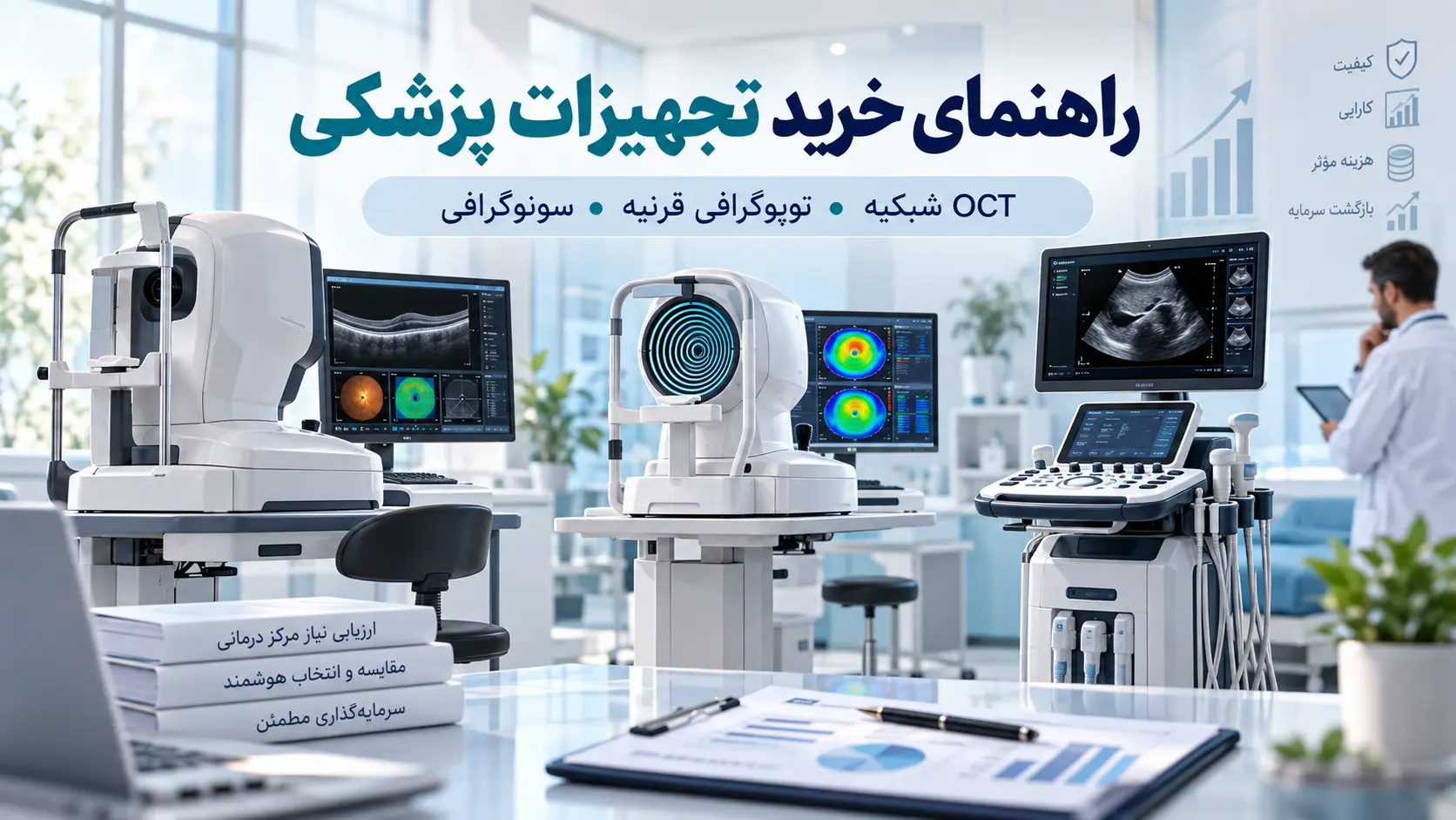 راهنمای خرید تجهیزات پزشکی سونوگرافی و چشم پزشکی